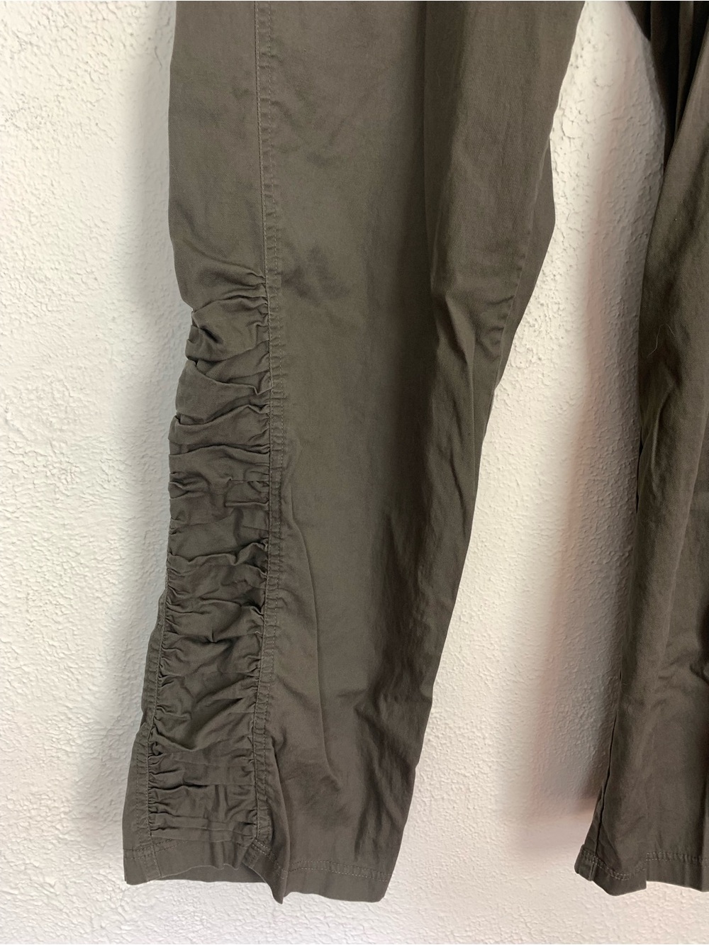 XCVI cotton ruched pants size large - Picture 5 of 8